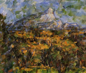 風景 Painting - レ・ローヴから見たモン・サント・ヴィクトワール ポール・セザンヌの風景